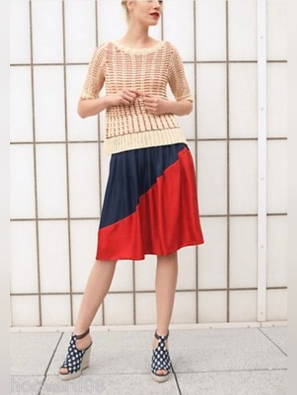 Anthropologie Postmark Cast Chroma a-line Skirt Size 04